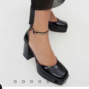 MAJE Patent Leather Platform Pumps (NIB) 🖤